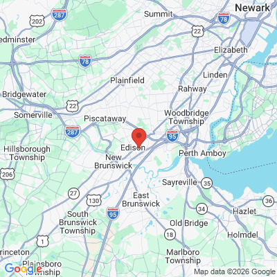 Map to  office in Edison, NJ