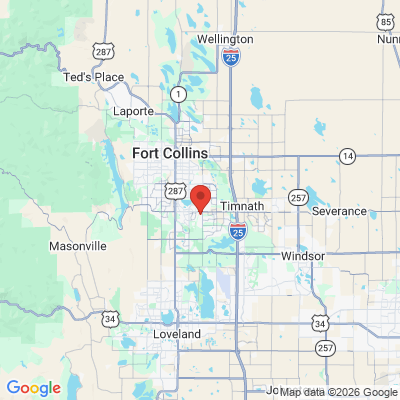 Map to  office in Fort Collins, CO