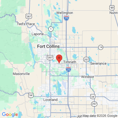Map to  office in Fort Collins, CO