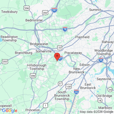 Map to  office in Somerset, NJ