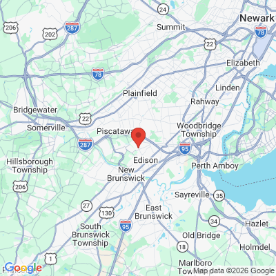 Map to  office in Piscataway, NJ