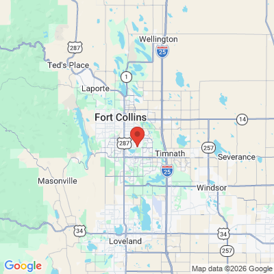 Map to  office in Fort Collins, CO
