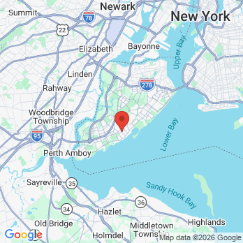 Map to Island Family Dental office in Staten Island, NY