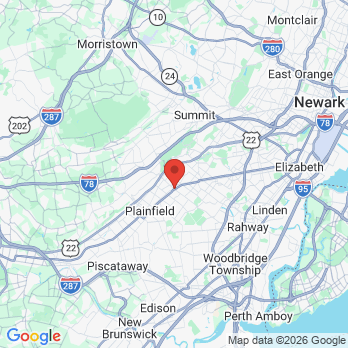Map to Dental Sanctuary of Fanwood office in Fanwood, NJ