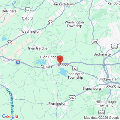Map to  office in Lebanon, NJ