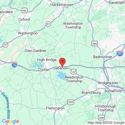 Map to  office in Lebanon, NJ