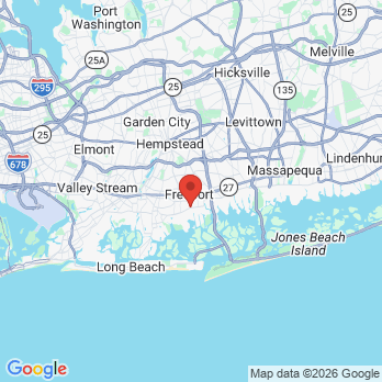 Map to Glow Dental office in Freeport, NY