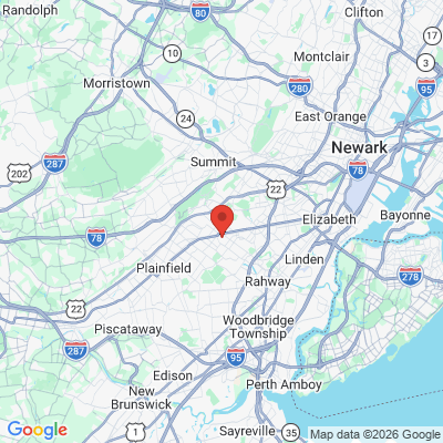 Map to  office in Westfield, NJ