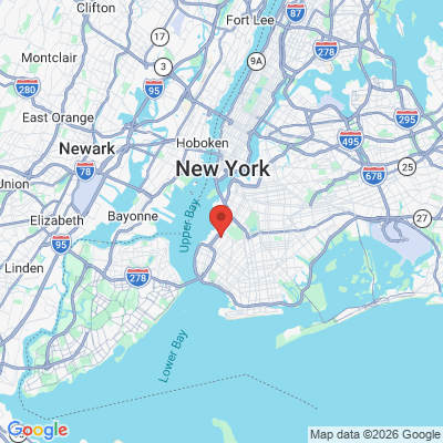 Map to  office in Modern Brooklyn Practice