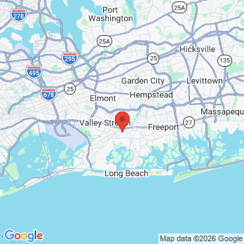 Map to Todd Kshonz D.D.S. P.C. office in Lynbrook, NY