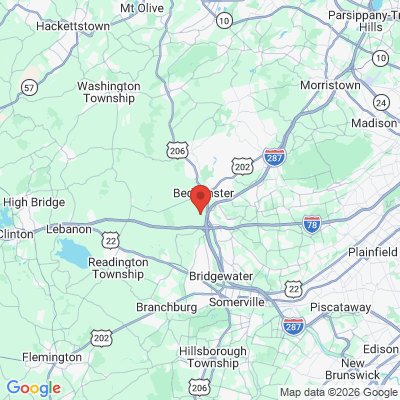 Map to  office in Bedminster, NJ