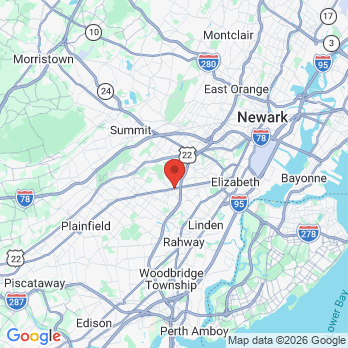 Map to Sway Dental - Cranford office in Cranford, NJ