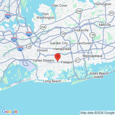 Map to  office in Rockville Centre, NY