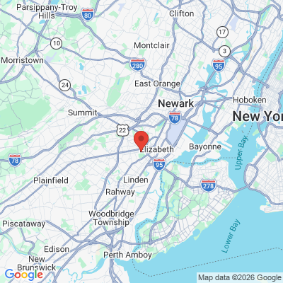 Map to  office in Roselle, NJ
