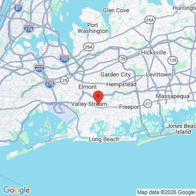 Map to  office in Lynbrook, NY