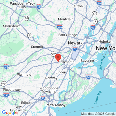 Map to  office in Roselle Park, NJ