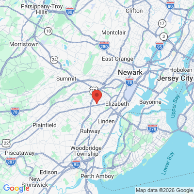 Map to  office in Roselle Park, NJ