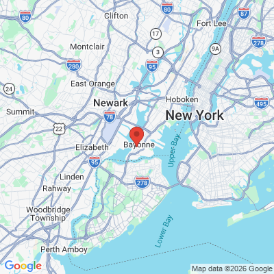 Map to  office in Bayonne, NJ