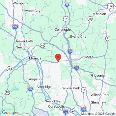 Map to  office in Freedom, PA