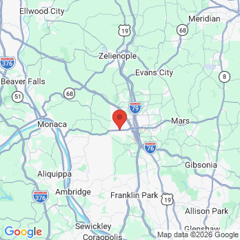 Map to The Centre for Dentistry - Bernard T. Logan, DMD office in Cranberry Twp, PA