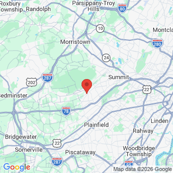 Map to Radiant Dental office in Berkeley Heights, NJ