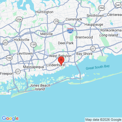 Map to  office in West Babylon, NY