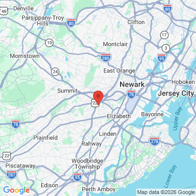 Map to  office in Union, NJ