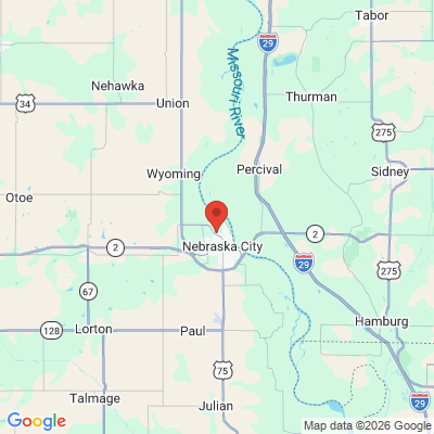 Map to  office in Nebraska City, NE
