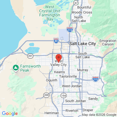 Map to  office in West Valley, UT