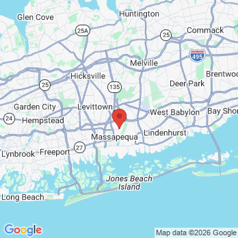 Map to Detailed Dental Care office in Massapequa, NY