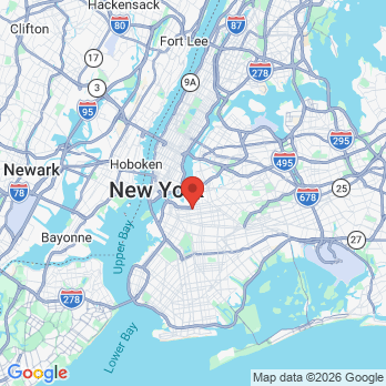 Map to Brooklyn Family Dental office in New York, NY