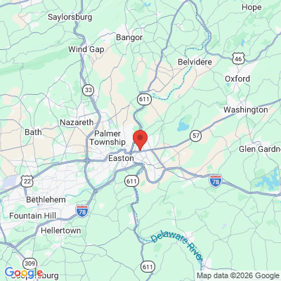 Map to  office in Phillipsburg, NJ