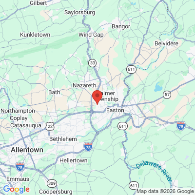 Map to  office in Easton, PA
