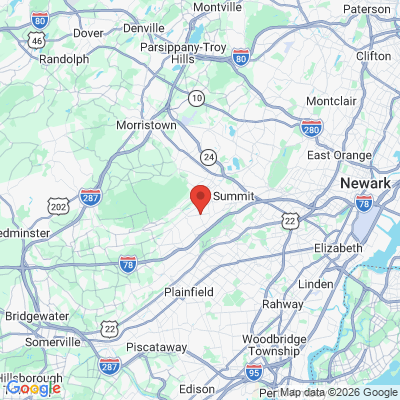 Map to  office in New Providence, NJ