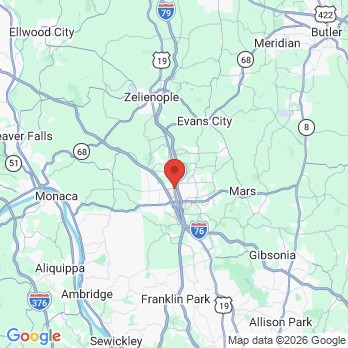 Map to Cranberry Dentistry Emma Gasanova, D.M.D. office in Cranberry Twp, PA
