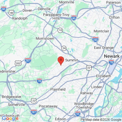 Map to  office in New Providence, NJ