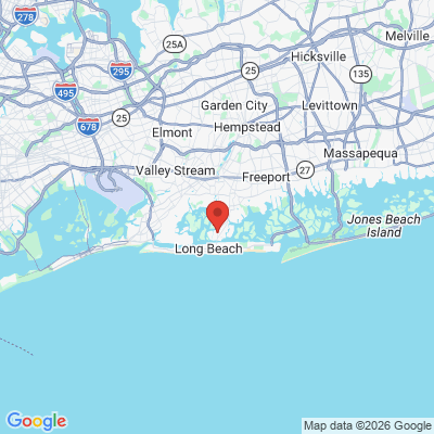 Map to  office in Island Park, NY