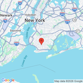 Map to Doueck Dental office in Brooklyn, NY