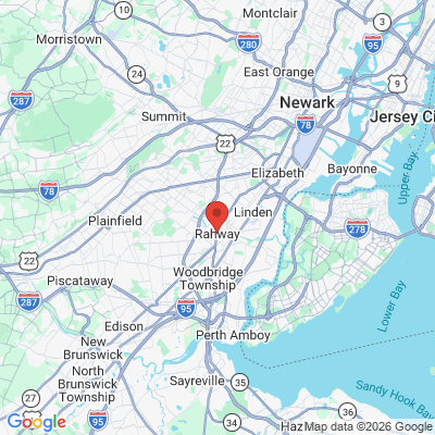 Map to  office in Rahway, NJ