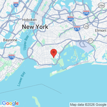 Map to Ahron Raziel, DDS PC & Associates office in Brooklyn, NY