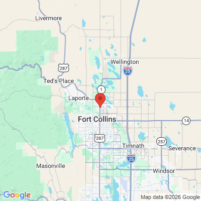 Map to  office in Fort Collins, CO