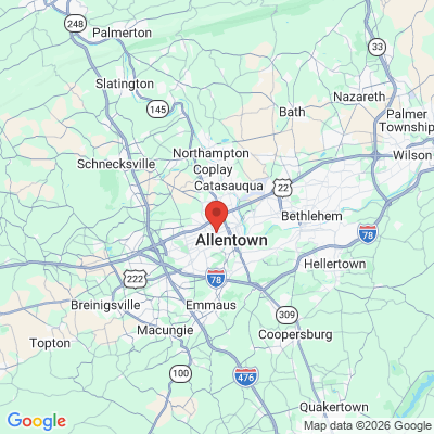 Map to  office in Allentown, PA