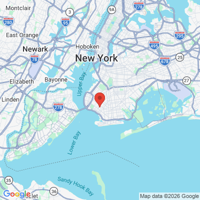 Map to  office in Brooklyn, NY