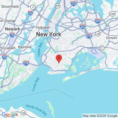Map to  office in Brooklyn, NY