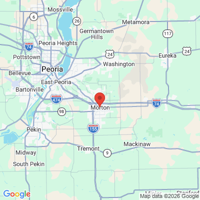 Map to  office in Morton, IL