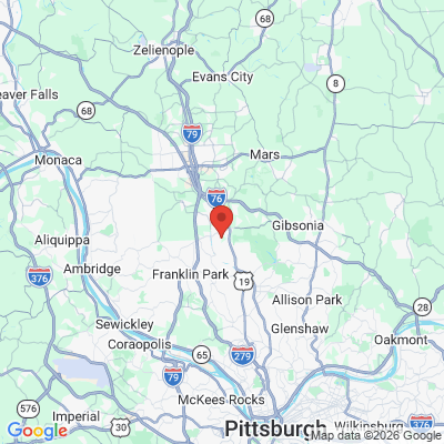 Map to  office in Wexford, PA
