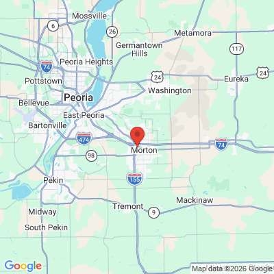 Map to  office in Morton, IL