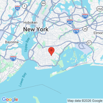 Map to Mordehai Ahdut DDS office in Brooklyn, NY