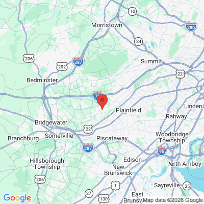 Map to  office in Warren, NJ