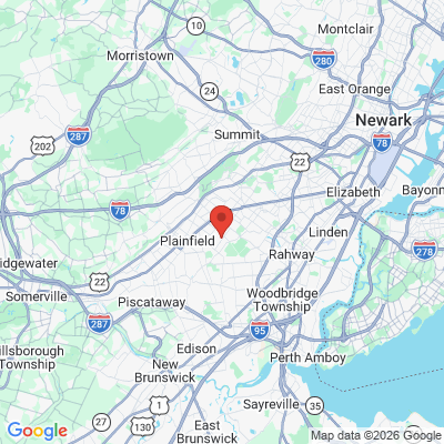 Map to  office in Scotch Plains, NJ